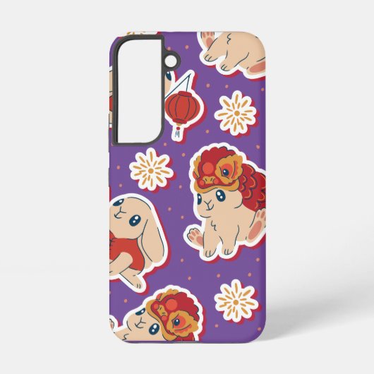 Chinees konijn - Zodiab konijn Samsung Galaxy Hoesje (Achterkant)