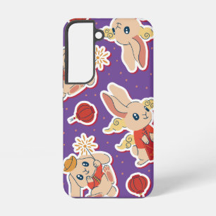 Chinees konijn - Zodiac Cute Bunny Samsung Galaxy Hoesje