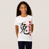 Chinees konijnensymbool T-Shirt (Voorkant volledig)