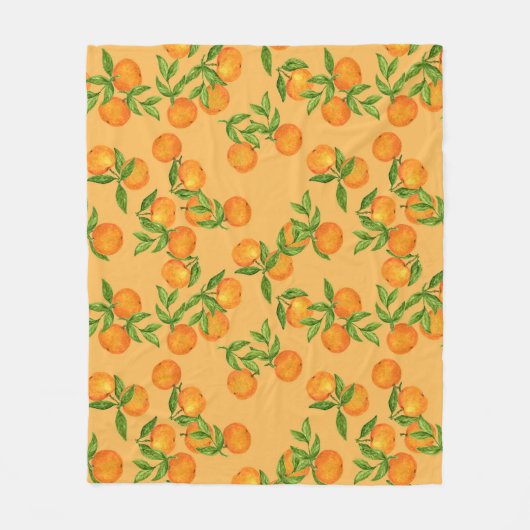 Chinees Koreaans Japans geïnspireerd, waterverf ac Fleece Deken (Voorkant)