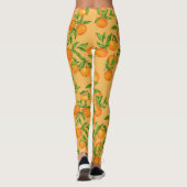 Chinees Koreaans Japans geïnspireerd, waterverf ac Leggings (Achterkant)
