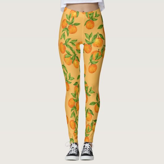 Chinees Koreaans Japans geïnspireerd, waterverf ac Leggings (Voorkant)