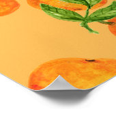 Chinees Koreaans Japans geïnspireerd, waterverf ac Poster (Hoek)