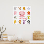 Chinees kruidenjaar varkensvarkens poster (Keuken)