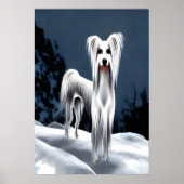 Chinees-kruidhond in de berg | AI Art. Poster (Voorkant)