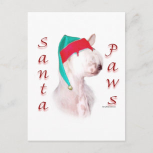Chinees kuifje Santa Paws Feestdagenkaart