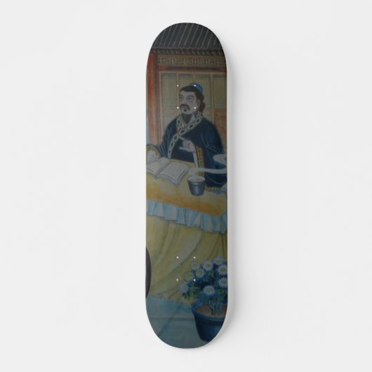 Chinees kunsthateboard voor het schilderen van muu persoonlijk skateboard (Voorkant)