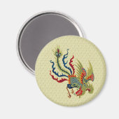 Chinees kunststofrooster magneet (Voorkant / Achterkant)