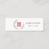 Chinees Label voor dubbelgeluksweddenschap (1 x 3 (Voorkant)