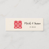 Chinees Label voor dubbelgeluksweddenschap (1 x 3 (Voorkant)