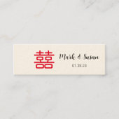 Chinees Label voor dubbelgeluksweddenschap (1 x 3 (Voorkant)