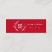 Chinees Label voor dubbelgeluksweddenschap (1 x 3 (Voorkant)