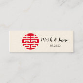 Chinees Label voor dubbelgeluksweddenschap (1 x 3  (Voorkant)