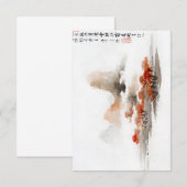 Chinees landschap (1248-1310)  schilderen door kaart (Voorkant / Achterkant)