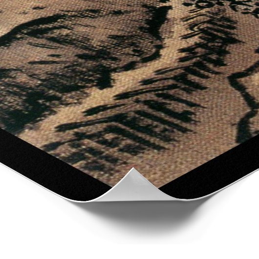 Chinees landschap (II) Poster (Hoek)