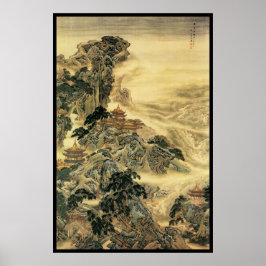Chinees landschap (III) Poster