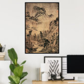 Chinees landschap (IX) Poster (Thuiskantoor)