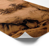 Chinees landschap - Ma Yuan Poster (Hoek)