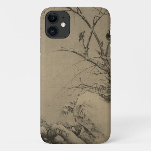 Chinees landschap met stenen en bomen Case-Mate iPhone case (Achterkant)