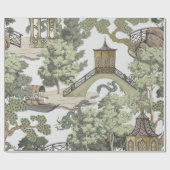  Chinees landschap naadloos. Chinoi Cadeaupapier (Vlak)