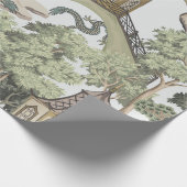  Chinees landschap naadloos. Chinoi Cadeaupapier (Hoek)