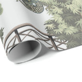  Chinees landschap naadloos. Chinoi Cadeaupapier (Rol Hoek)