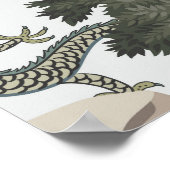  Chinees landschap naadloos. Chinoi Poster (Hoek)