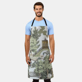  Chinees landschap naadloos. Chinoi Schort (Gedragen)