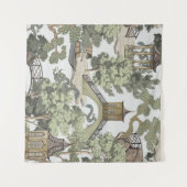  Chinees landschap naadloos. Chinoi Wandkleed (Voorkant (horizontaal))