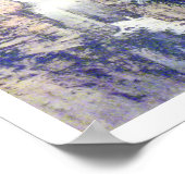 Chinees landschapspenseel Schilderen W/Poem door L Poster (Hoek)