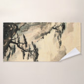 Chinees landschapsschilderij.Chinees,schilderij,ja Badhanddoek (Badhanddoek)