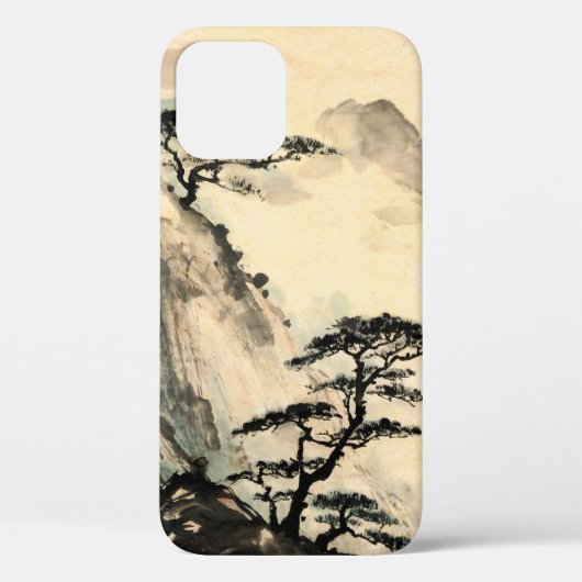 Chinees landschapsschilderij.Chinees,schilderij,ja Case-Mate iPhone Case (Achterkant)