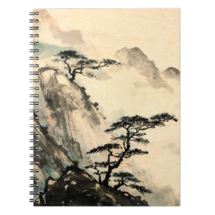 Chinees landschapsschilderij.Chinees,schilderij,ja Notitieboek