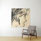 Chinees landschapsschilderij.Chinees,schilderij,ja Wandkleed (In Situ (horizontaal))