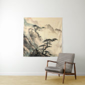 Chinees landschapsschilderij.Chinees,schilderij,ja Wandkleed (In situ)