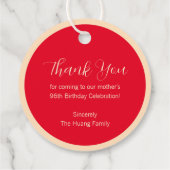 Chinees "langlevendig" Birthday Label (ongeacht de (Achterkant)