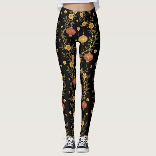 Chinees Lantaarn Festival (4) Leggings (Voorkant)