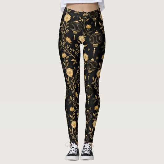 Chinees Lantaarn Festival (5) Leggings (Voorkant)