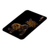 Chinees leeuwsjiitisch magneet (Linkerzijde)