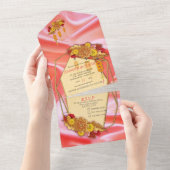 Chinees lentefestival all in one uitnodiging (Afscheurbaar)