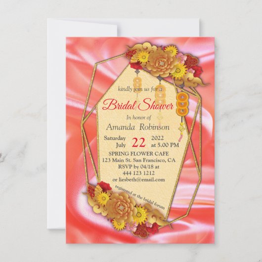 Chinees lentefestival kaart (Voorkant)