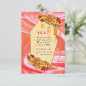 Chinees lentefestival RSVP kaartje (Staand voorkant)