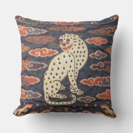 Chinees leopardkat in wolken Pillow Kussen