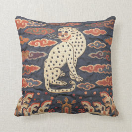 Chinees leopardkat in wolken Pillow Kussen