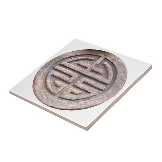 Chinees levensymbool tegeltje (Zijkant)