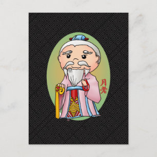 Chinees liefdesGod Briefkaart