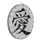 Chinees liefdessymbool dartbord (Voorkant Links)