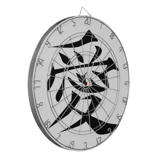 Chinees liefdessymbool dartbord (Voorkant Links)