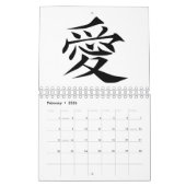 Chinees liefdessymbool kalender (Feb 2026)