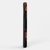 Chinees liefdessymbool op rode fractaal Case-Mate iPhone case (Achterkant/rechts)